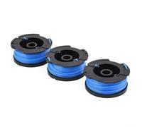 Paquete de 3 bobinas y línea para Black Decker Bd032 1,5 mm x 10 m, cabezal de alimentación automática de repuesto para modelos Reflex CST Gl St Lst Series