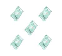 Paquete de 3 bolsas de cosméticos portátiles de PVC para organización de baño, maquillaje, hogar, organizador de contenedores, color azul, Juego de 5 (verde), as description, como se muestra en la