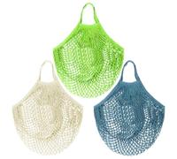 Paquete De 3 Bolsas De Malla, Bolsas De Red Para Frutas, Bolsas De Red Para Compras, Bolsas De Almacenamiento Ligeras, Bolsas De Malla Multifuncionales, Bolsas De Almacenamiento Simples