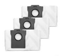 Paquete de 3 bolsas de polvo para aspiradora robot Mova S10 Plus y S10, bolsas de filtro reutilizables no tejidas con gran capacidad de 3,2 L, diseño fácil de vaciar para pelo de mascotas y desechos