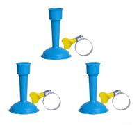 Paquete de 3 boquillas de grifo ajustables para grifo de cocina, cabezal giratorio con conector giratorio de 360°, pulverizador de ahorro de agua de doble flujo compatible con Stan