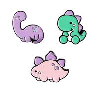 Paquete De 3 Broches De Dinosaurios De Dibujos Animados, Broches para Niños, Broches Interesantes, Lindos Broches De Dinosaurios, Se Pueden Usar para Decorar Ropa, Sombreros Y Mochilas