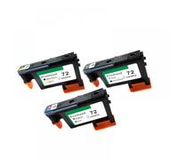 Paquete de 3 Cabezales de impresión de Repuesto compatibles con impresoras HP72 T610 T620 T770 T790 T1100 T1120 T1200 T1300 T2300(1SET PRINTEHAD)