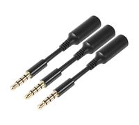 Paquete de 3 Cables de extensión AUX para Auriculares de 3,5 mm, Extensor Macho a Hembra, Adaptador de Conector de Cable Auxiliar de Audio para iPhone, iPod, iPad, Tableta Inteligente, Sistema de