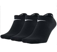 Paquete de 3 calcetines Nike SX4705-001 negros unisex deportivos algodón...