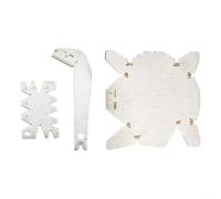 Paquete de 3 calibradores de ángulo de broca, herramienta afiladora de taladro de acero inoxidable para medir ángulos de ápices de 60°-160°, medidor de ángulo de corte de rosca 29°-65°, inspección