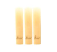 Paquete de 3 cañas de plástico de resina para saxofón para clarinete, soprano, alto, tenor, negro, amarillo, rojo, fácil de soplar, control suave del viento, mantiene en sintonía