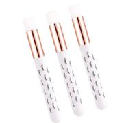 Paquete de 3 cepillos de maquillaje para impresión de pestañas, limpieza profunda, cepillos de mousse para viajes, cerdas de nailon suaves, solución de limpieza de cepillo de secado rápido