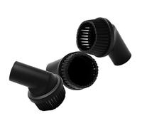 Paquete de 3 cepillos redondos multifuncionales para suelo y muebles, para manguera de vacío con cerdas suaves para el pelo, herramienta para quitar el polvo de muebles