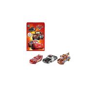Paquete de 3 coches y camiones de juguete de fundici n a presi n de Mattel Disney Pixar Cars Radiator Springs con Rayo McQueen, Mater y Sheriff.