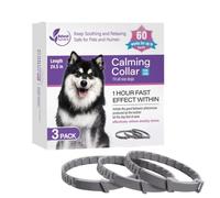 Paquete de 3 collares calmantes para perros | Feromonas para todos los