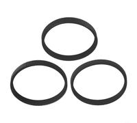 Paquete de 3 correas de transmisión para cepilladora eléctrica 1900B N1923B KP0810, correa de repuesto de goma de 9,6 mm de ancho, transmisión suave resistente al calor de alta resistencia de bajo