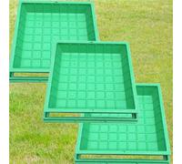 Paquete de 3 cubiertas invisibles para inspección de jardín, material de resina, 40 x 40 cm, 50 cm, 60 cm, 70 cm, 80 cm, 100 cm, fundas para macetas al aire libre y resistente a la intemperie