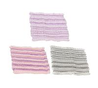 Paquete De 3 Diademas Para Spa Y Lavado Facial Diademas De Malla Desmaquillantes Decorativas Cómodas Para El Cabello Aleatorios