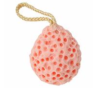 Paquete de 3 esponjas de baño suaves para ducha, esponjas de limpieza para el cuerpo, esponjas de limpieza coloridas de panal de abeja para bebés, mujeres y hombres, suministros de baño (rosa, A)