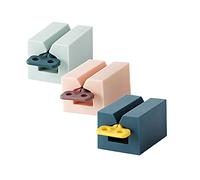 Paquete de 3 exprimidor de pasta de dientes para tubo de pasta de dientes, dispensador de pasta de dientes, soporte para asiento de baño (azul+wathet+rosa)