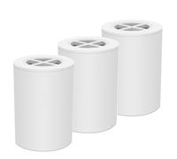 Paquete de 3 filtros de agua de ducha de repuesto, compatible con cartucho Afina A-01, elimina el agua dura, el cloro y las impurezas para duchas más saludables y limpias