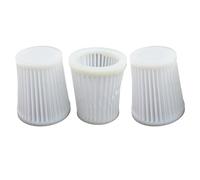 Paquete de 3 filtros de aspiradora de repuesto para Bosch GAS 14.4 V-LI, GAS 18 V-LI y PAS 18 LI - Filtro purificador de aire lavable, reutilizable, con 7,2 cm de altura y apertura de 49,5 mm