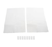 Paquete de 3 filtros de grasa de repuesto para campana extractora, papel de filtro no tejido cortado a medida para sistemas de ventilación de cocina
