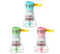 Paquete de 3 Filtros de Grifo Giratorios 360° - Retráctil Para Cocina y Baño - Elimina Impurezas del Agua