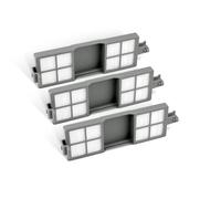 Paquete de 3 filtros HEPA de repuesto para aspiradora DustCompactor 205 compatibles con iRobot 205 DustCompactor Vac Robot aspiradora, filtros de vacío, filtros de recipiente, filtro vertical, kit de