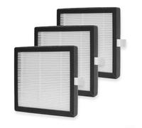 Paquete de 3 filtros HEPA de repuesto para purificador de aire Afloia 2 en 1, accesorios de captura de aire de partículas de alta olor blanco