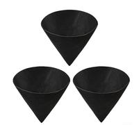 Paquete de 3 forros en forma de cono diseñados para un crecimiento y estabilidad óptimos de las plantas (14 pulgadas)