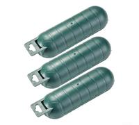 Paquete de 3 fundas de cable de extensión para exteriores, IP44, impermeable, caja protectora de enchufe eléctrico para luces de jardín, vacaciones, negro, verde, amarillo (verde)