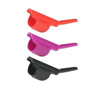 Paquete de 3 fundas de dedos de costura, protectores de dedos de costura, tapas de dedo para cortar, costura, patchwork, protector de dedos para máquina de coser, protector de dedos de plástico