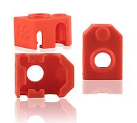 Paquete de 3 fundas protectoras de silicona para impresora 3D compatible con Phaetus Dragon Hotend extrusora calentador bloque (calcetines de silicona)