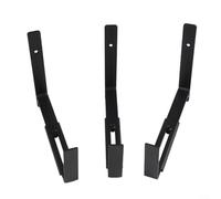 Paquete de 3 ganchos ajustables de hierro para macetas, soportes de montaje en pared resistentes a la corrosión para barandilla de ventana, soporte para plantas de jardín de 15 a 33 cm, negro