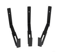 Paquete de 3 ganchos ajustables de hierro para macetas, soportes de pared resistentes al óxido para barandilla, soporte expandible para plantas de 15 a 33 cm para jardín, balcón, patio, soportes de