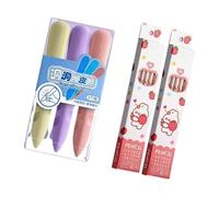 Paquete de 3 gomas de borrar y 20 lápices con fórmulas avanzadas que minimizan el daño del papel y borrador de virutas, suministros escolares a granel