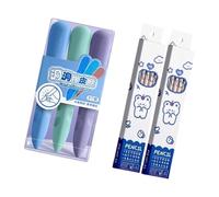 Paquete de 3 gomas de borrar y 20 lápices con fórmulas avanzadas que minimizan el daño del papel y las virutas de borrador para borrar el juego de oficina