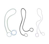 Paquete De 3 Gomas Para El Cabello Trenzadas, Accesorios Elásticos Para El Cabello, Bandas De Fijación Para Cola De Caballo, Herramientas Para Peinar El Cabello, Nadar Y Andar En Bicicleta