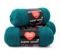 Paquete de 3 hilos RED HEART Super Saver REAL TEAL
