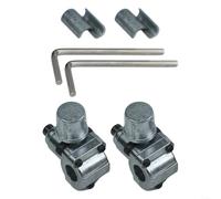 Paquete de 3 kits de válvulas de grifo BPV31 con manguera de carga Utype y compatibilidad con tanque de lata para tubos de 1/4, 5/16, 3/8 pulgadas con manómetro y válvula de cierre automático