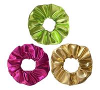 Paquete De 3 Lazos Para El Cabello Con Láser, Cuerdas Para El Cabello Simples Y De Moda, Lazos Para El Cabello De Color Sólido Para Mujeres, Accesorios Para El Cabello
