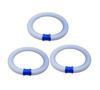 Paquete de 3 mangueras de aspiradora de piscina de tipo pesado, a prueba de fugas, tubo limpiador de piscina de repuesto para limpiadores automáticos de enterrado, manguera limpiadora de conexión