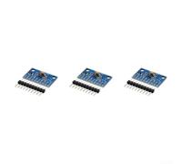 Paquete de 3 módulos de sensor MPU-9250 de 9 ejes con magnetómetro de acelerómetro giroscopio, interfaz I2C/SPI, ADC de 16 bits, 3-5 V para proyectos de robótica Arduino DIY