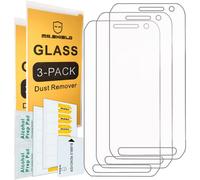 [Paquete de 3] - Mr.Shield Diseñado para ser compatible con Samsung Galaxy S6 Active (no compatible con Galaxy S6) [Vidrio templado] Protector de