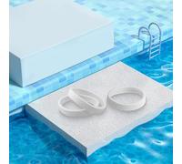 Paquete de 3 neumáticos de goma para limpiar piscinas compatibles con Polaris 180 280 para modelos 360 380, incluyendo C10 C10 para Vac Sweep y 280 reemplazos de neumáticos de limpiador de piscina