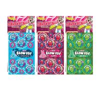 Paquete de 3 pegatinas para rascar y oler del Dr. Stinky's Just For Laughs: Blow Pop Cherry, Blow Pop Blue Razz Berry, Blow Pop Sour Apple