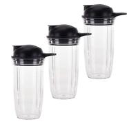 Paquete De 3 Piezas De Repuesto For Taza De 24 Oz Y Tapa For Llevar, Compatible Con NutriBullet Combo/Pro 1000/Select, Repuestos For Licuadora