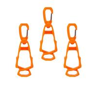 Paquete de 3 pinzas de agarre para guantes con textura para herramientas de transporte ergonómico para lugares de trabajo industriales, cinturón de herramientas, soportes para guantes