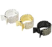 Paquete de 3 pinzas pequeñas para cola de caballo alta, pinzas de metal antideslizantes con diamantes de imitación, soporte para cola de caballo, clip de garra de cola de caballo
