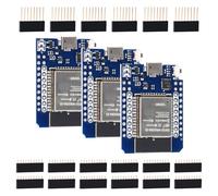 Paquete de 3 Placas de Desarrollo de módulo Bluetooth ESP32 Mini ESP32 NodeMCU WiFi compatibles con Arduino Micro USB
