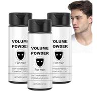 Paquete de 3 polvos para el pelo,Based Texture Powder,polvos volumen pelo hombre, Polvo-Voluminizador para Cabello, Polvo de peinado el Cabello su ave y Esponjoso Todo el Día, efecto mate