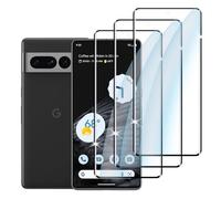 【Paquete de 3】 Protector de pantalla diseñado para Google Pixel 7 Pro, compatible con fundas, curvado 3D, protector de pantalla de vidrio templado para teléfono celular Pixel 7 Pro, película