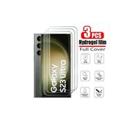 Paquete de 3 protectores de pantalla de película de hidrogel compatibles con Samsung S25S24S23S22S21Ultra Plus FE A56A55A54A36A35A15A16 5G y